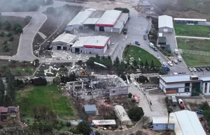 Balıkesir'in Karesi ilçesinde bir mühimmat fabrikasında meydana gelen patlamada 11