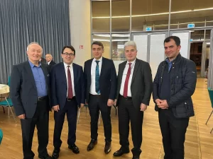 Almanya'da hizmet sunan banka şubeleri yöneticileri Köln’de düzenlenen iftar sofrasında