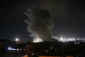 İsrail ordusunun, abluka altındaki Gazze Şeridinin güneyindeki Refah kentine düzenlediği