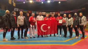 İran'ın başkenti Tahran'da düzenlenen İşitme Engelliler Dünya Tekvando Şampiyonası'nda milli