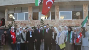 Yurtdışı Türkler ve Akraba Topluluklar Başkanlığı (YTB) heyeti, Suriye’nin Lazkiye