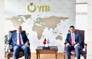 Yurtdışı Türkler ve Akraba Topluluklar (YTB) Başkanı Abdullah Eren’i Kosova