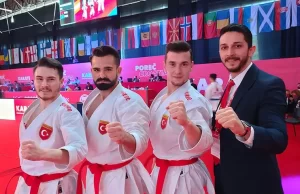 Hırvatistan'ın Porec kentinde devam eden 55. Avrupa Karate Şampiyonası'nda Erkek