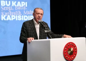 Cumhurbaşkanı Recep Tayyip Erdoğan, Nevşehir’de Hacıbektaş Belediye Meydanı’nda düzenlenen Hacı