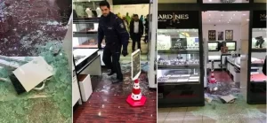 Almanya'nın Moers ketinde, Zeyneddin Kürşat'a ait kuyumcu dükkanı soyuldu.