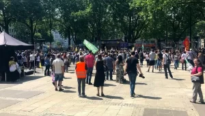 Almanya'da on binlerce kişinin katılacağı öne sürülen HDP mitinginde, Köln