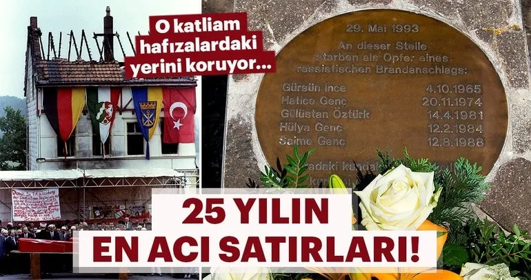 Almanya'daki Solingen faciasının 25. yılı anma töreni