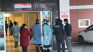Gaziantep'te SANKO Üniversitesi Hastanesinin yeni tip koronavirüs yoğun bakım ünitesinde