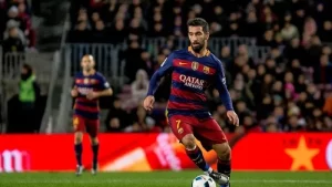 Türk Milli futbolcu Arda Turan'ın, Katalan ekibinin formasıyla çıktığı ilk