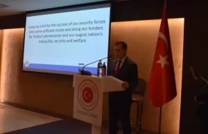 Cumhuriyetin 98. yıl dönümü kutlamaları çerçevesinde, T.C. Selanik Başkonsolosu Efe