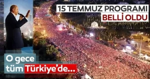 Türkiye Cumhurbaşkanı Recep Tayyip Erdoğan, "15 Temmuz Demokrasi ve Milli