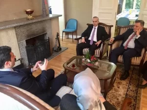 Köln Başkonsolosu Ceyhun Erciyes UETD Genel Merkezi’ni ziyaret etti. Ziyarette