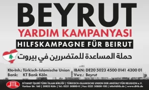 Diyanet İşleri Türk İslam Birliği (DİTİB), Almanya geneli teşkilatlarına bir