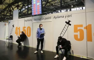 Almanya'nın başkenti Berlin'de, yeni tip koronavirüs (Kovid-19) aşılarının yapılacağı merkezlerden