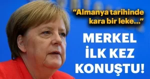 Almanya Başbakanı Angela Merkel, Nasyonal Sosyalist Yeraltı (NSU) terör örgütünün
