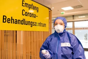 Almanya’da Borussia Dortmund’un stadyumu olan Signal İduna Park, korona merkezi