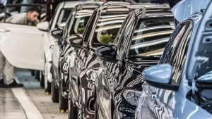 Otomotiv sanayisinin üretimi geçen ay 2020'nin aynı dönemine göre yüzde