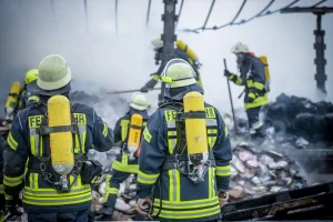 Almanya’nın kuzeyinde bulunan Schleswig-Hostein eyaletinin Flensburg kentindeki binada çıkan yangında