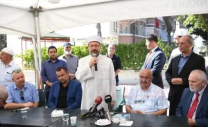 Diyanet İşleri Başkanı Prof. Dr. Ali Erbaş, Mardin'in Ömerli ilçesinde