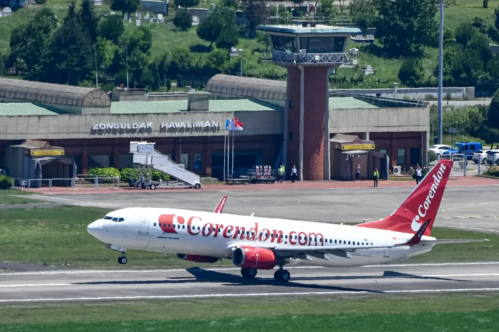 Corendon Airlines Zonguldak Havalimanına ilk seferi yaptı!