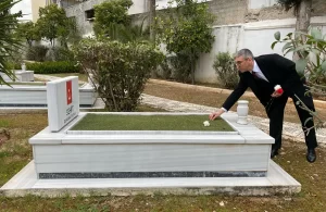 Yunanistan'da Pire'deki Türk Şehitliği'nde 18 Mart Şehitleri Anma Günü ve