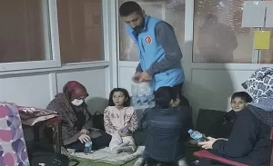 Diyanet İşleri Başkanı Prof. Dr. Ali Erbaş, depremin meydana geldiği
