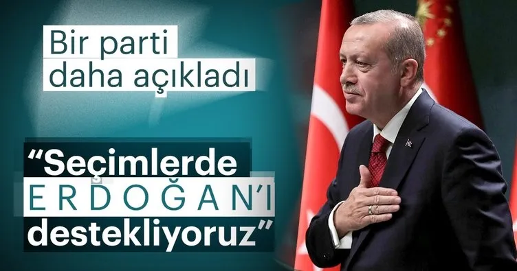 Destici: Seçimlerde Erdoğan'ı destekliyoruz