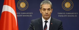 Dışişleri Bakanlığı Sözcüsü Hami Aksoy, Türk bayraklı bir ticari geminin