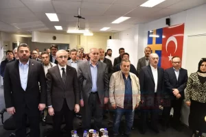   İsveç'in başkenti Stockholm'de Uluslararası Demokratlar Birliği (UID) İsveç teşkilatı