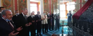 Cumhurbaşkanı Recep Tayyip Erdoğan, Ayasofya-i Kebir Cami-i Şerifi'nde 86 yıl