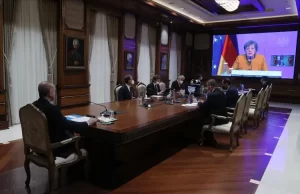 ürkiye-Almanya ilişkileri ve bölgesel konuların ele alındığı görüşmede Erdoğan, Türkiye-Avrupa