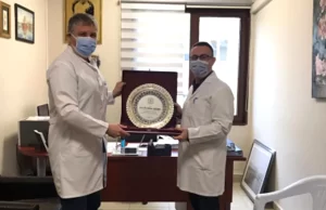 Doç. Dr. Hakan Akdere görevi devralan Doç. Dr. Serhat Hüseyin'e