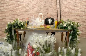 Almanya'nın Kuzey Ren-Vestfalya eyaletine bağlı Herten şehrinde, unutulmaz bir düğün