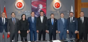 Hollanda-Türkiye İş Konseyi (NETUBA) üyeleri, Ankara’da Ekonomi Bakanı Nihat Zeybekci