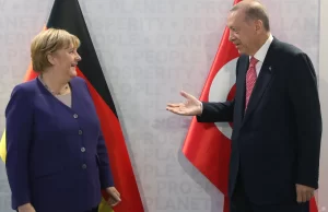 Cumhurbaşkanı Erdoğan, AlmanyaBaşbakanı Merkel'i kabul etti Türkiye Cumhurbaşkanı Recep Tayyip Erdoğan,