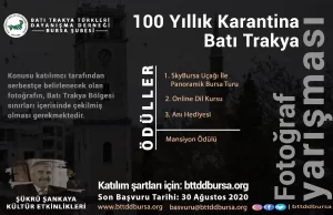Batı Trakya Türkleri Dayanışma Derneği (BTTDD) Bursa Şubesi tarafından Şükrü