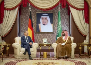BAE Devlet Başkanı Muhammed bin Zayid Al Nahyan ve Almanya