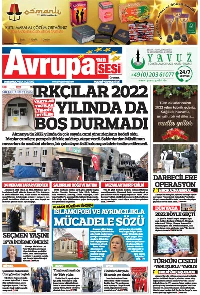 Avrupanın Sesi Gazetesi / 2021 Aralık