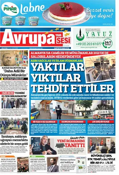 Avrupanın Sesi Gazetesi / 2022 Ocak