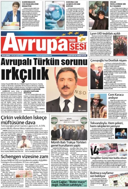 Avrupanın Sesi Gazetesi / 2020 Şubat