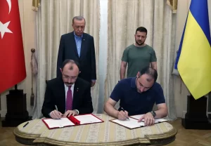 Cumhurbaşkanı Recep Tayyip Erdoğan ile Ukrayna Devlet Başkanı Volodimir Zelenskiy'nin