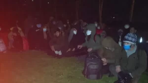 Göçmen kaçakçıları tarafından İtalya vaadiyle Aydın'ın Çine ilçesine bırakılan 84