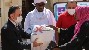 Türk Kızılay, Sudan’ın başkenti Hartum’un çeşitli semtlerindeki ihtiyaç sahibi ailelere