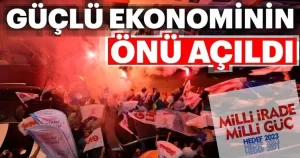 Seçim sonuçlarıyla güçlü ekonominin önünün açıldığını söyleyen iş dünyası temsilcileri,