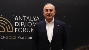 Dışişleri Bakanı Mevlüt Çavuşoğlu, Anadolu Ajansının (AA) "Global İletişim Ortağı"