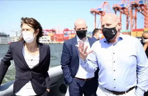 Hollanda'nın Ankara Büyükelçisi Marjanne de Kwaasteniet, Mersin Uluslararası Limanı'nı (MIP)