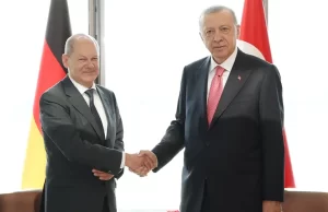 Almanya Başbakanı Olaf Scholz, Cumhurbaşkanı Recep Tayyip Erdoğan'ın Türkiye ile