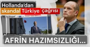 Hollanda'dan Ankara’ya karşı skandal bir açıklama daha geldi. Ülkede koalisyonu