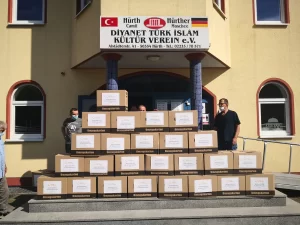 Diyanet İşleri Türk İslam Birliği’ne (DİTİB) bağlı Hürth Camii, koronavirüs