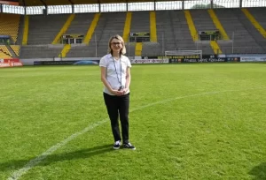 Almanya’nın Aachen kentinde Alemannia Aachen ile Tek Yürek Europa futbol